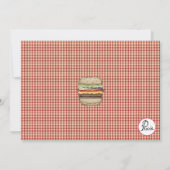 バーベキュータイムの招待状 招待状 (裏面)