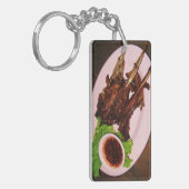 バーベキューダックビークス…タイアジア通り食品 キーホルダー (正面左)