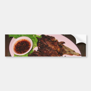 バーベキューダックビークス…タイアジア通り食品 バンパーステッカー
