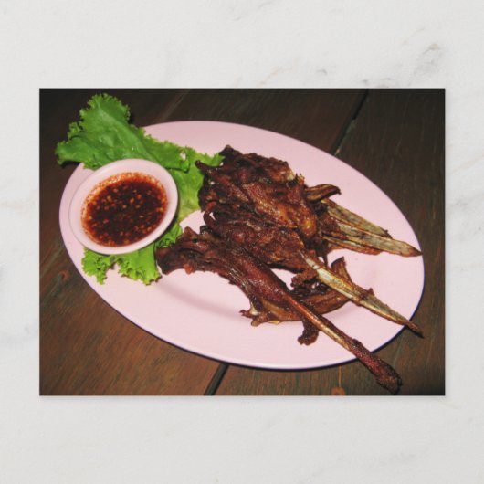 バーベキューダックビークス…タイアジア通り食品 ポストカード (正面)