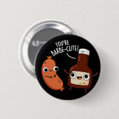 バーベキュートバーベキューおもしろいプンダークBG 缶バッジ (正面&裏面)