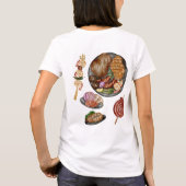 バーベキューバックヤードパーティーベビーシャワーBBQマザー Tシャツ (裏面)