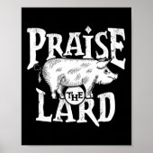 バーベキューバーブグリルピッグミートポーク引用文 ポスター (正面)