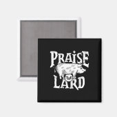 バーベキューバーブグリルピッグミートポーク引用文 マグネット (正面/裏面)