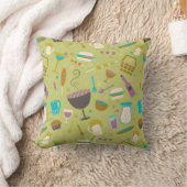 バーベキューパターン クッション (ブランケット)