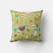 バーベキューパターン クッション (裏面)