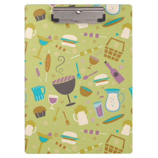 バーベキューパターン クリップボード (正面)