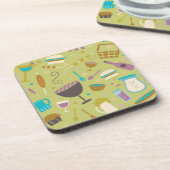 バーベキューパターン コースター (左側)