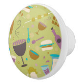 バーベキューパターン セラミックノブ (右)