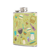 バーベキューパターン フラスク (左)