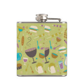 バーベキューパターン フラスク (裏面)