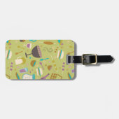 バーベキューパターン ラゲッジタグ (正面横)