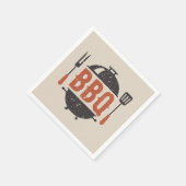 バーベキューパーティー スタンダードカクテルナプキン (角)