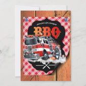 バーベキューパーティー 招待状 (正面)