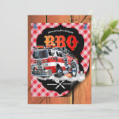 バーベキューパーティー 招待状 (スタンド正面)