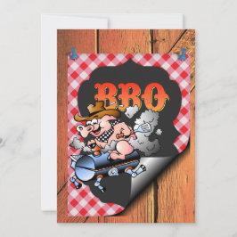 バーベキューパーティー 招待状