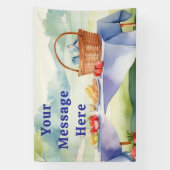 バーベキューパーティー 横断幕 (縦)