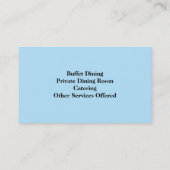 バーベキュービジネスカード 名刺 (裏面)