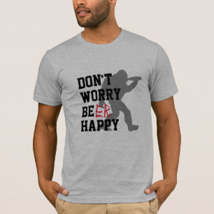 バーベキュービールユーモアおもしろいを心配するな Tシャツ