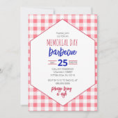 バーベキューピクニックパーティの招待状 招待状 (正面)