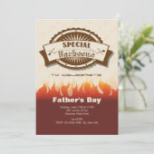 バーベキューファーザーズデイ招待状 招待状 (スタンド正面)