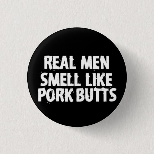 バーベキューボタン 缶バッジ (正面)