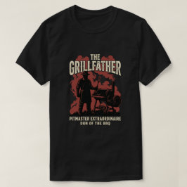 バーベキューマスター グリルファーザー バーベキュー好きなパパへのギフト Tシャツ
