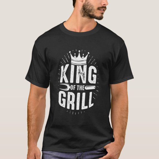 バーベキューマスター バーベキュー ビール バ Tシャツ (正面)