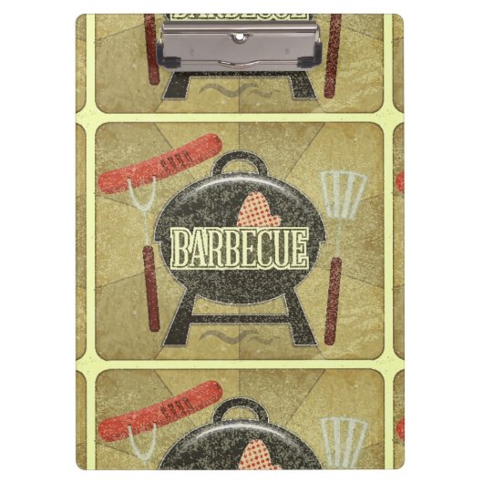 バーベキューメニュー クリップボード (正面)