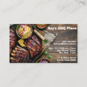 バーベキューリブ付き/coleslawおよび文字宇宙 名刺 (正面)