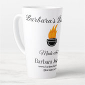 バーベキューレストランキッチンソーシャルメディアWebサイトn カフェラテマグ (左アングル)