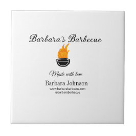 バーベキューレストランキッチンソーシャルメディアWebサイトn タイル