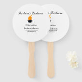 バーベキューレストランキッチンソーシャルメディアWebサイトn ハンドファン (正面&裏面)