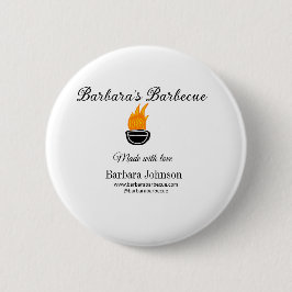 バーベキューレストランキッチンソーシャルメディアWebサイトn 缶バッジ