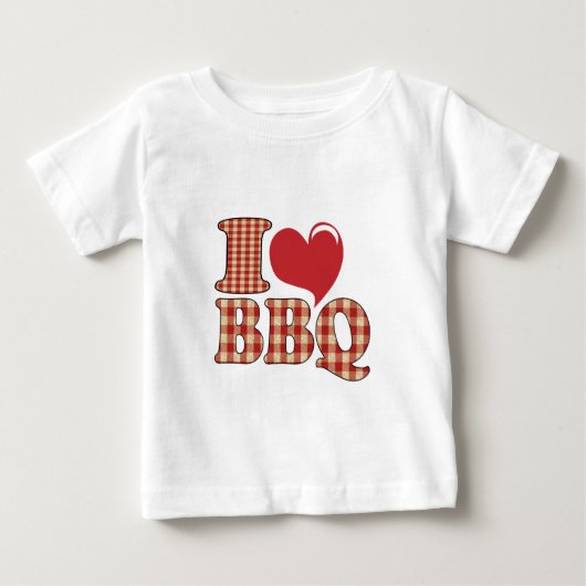 バーベキュー大好き ベビーTシャツ (正面)