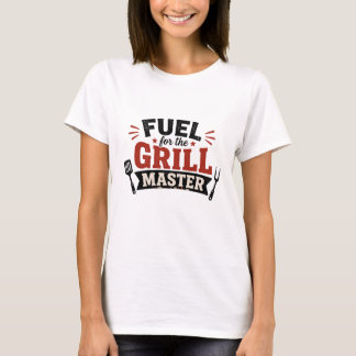 バーベキュー好きな女性へ - Tシャツ