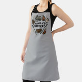 バーベキュー好きのための面白いスモーカーTシャツ エプロン (インサイチュ)
