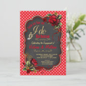 バーベキュー婚約パーティ 招待状 (スタンド正面)