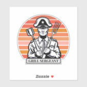 バーベキュー巡査部長をグリル シール (シート)