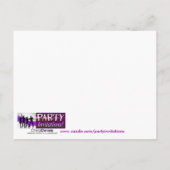 バーベキュー招待状はがき インビテーションポストカード (裏面)