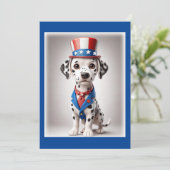 バーベキュー招待状7月ダルマチアの4日。 招待状 (スタンド正面)