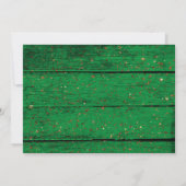 バーベキュー炎の紐が光る写真のAGE誕生日 招待状 (裏面)