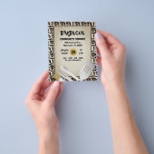 バーベキュー焼き調理場 チラシ (手)