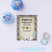 バーベキュー焼き調理場 チラシ (シングル)