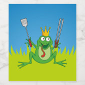 バーベキュー王子 ワインラベル (シングルラベル)