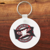 バーベキュー船長 キーホルダー (正面)