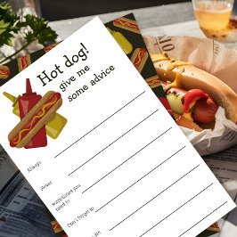 バーベキュー赤ちゃんシャワーアドバイスゲーム