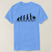 バーベキュー進化 Tシャツ (デザイン正面)