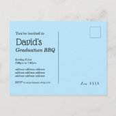 バーベキュー インビテーションポストカード (裏面)