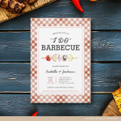 バーベキュー ウェディング シャワー 招待状 I DO BBQ